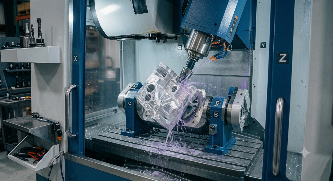 فرز CNC پنج محور