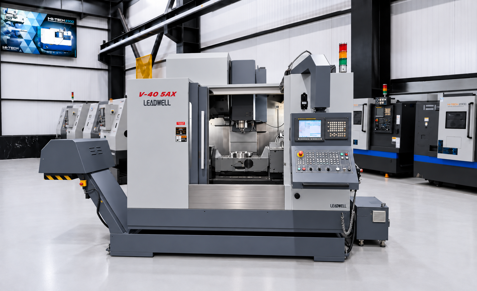 5 AXIS CNC LEADWEL MACHINE V-40 5AX