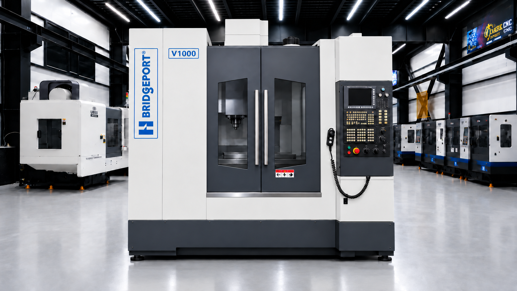 فرز CNC سه محور HARDING BRIDGEPORT V1000