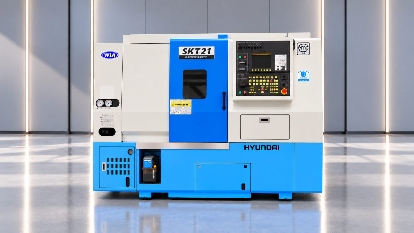 دستگاه تراش CNC برند  HYUNDAI WIIA SKT-21