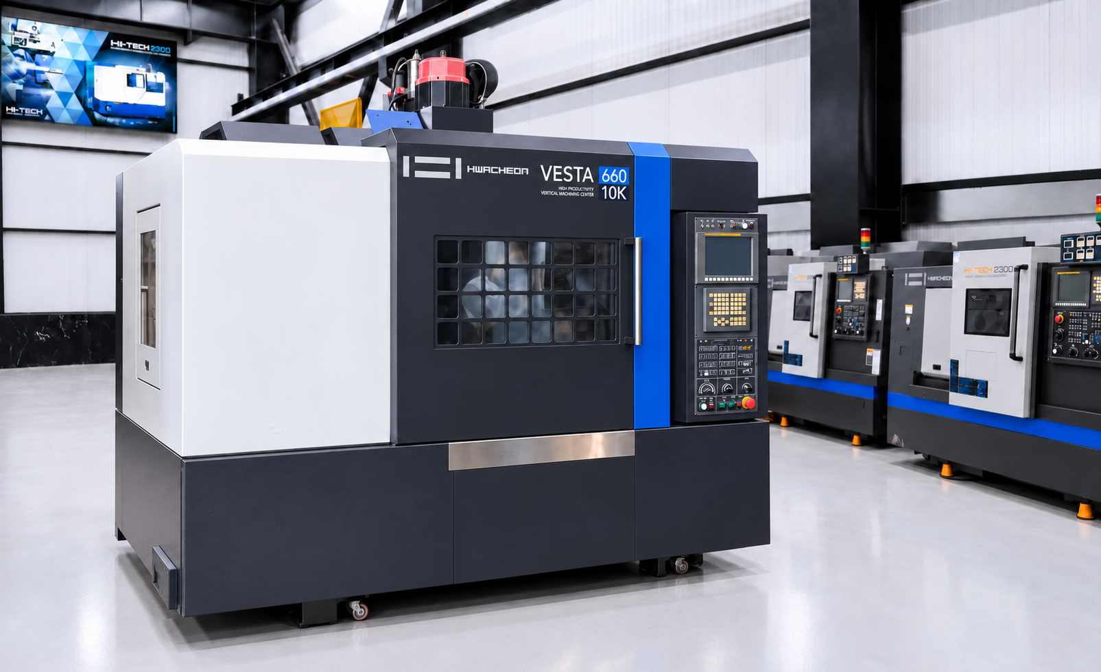 فرز HWACHEON CNC کره جنوبی مدل VESTA 660