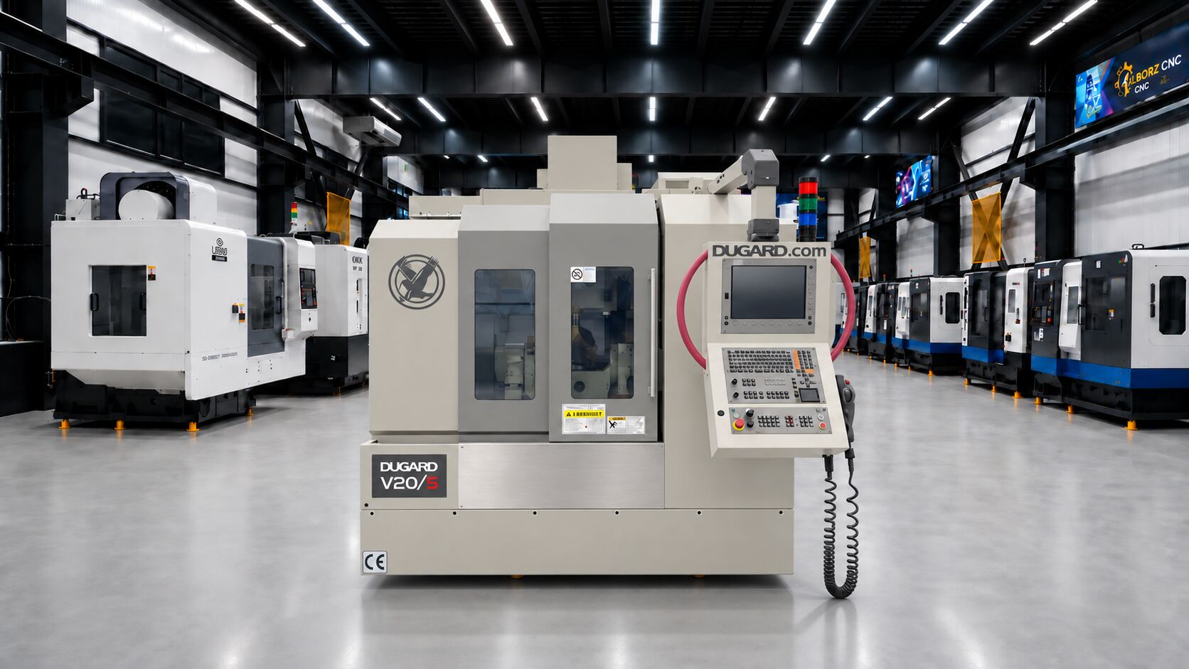 فرز CNC DUGARD V20-5 پنج محور