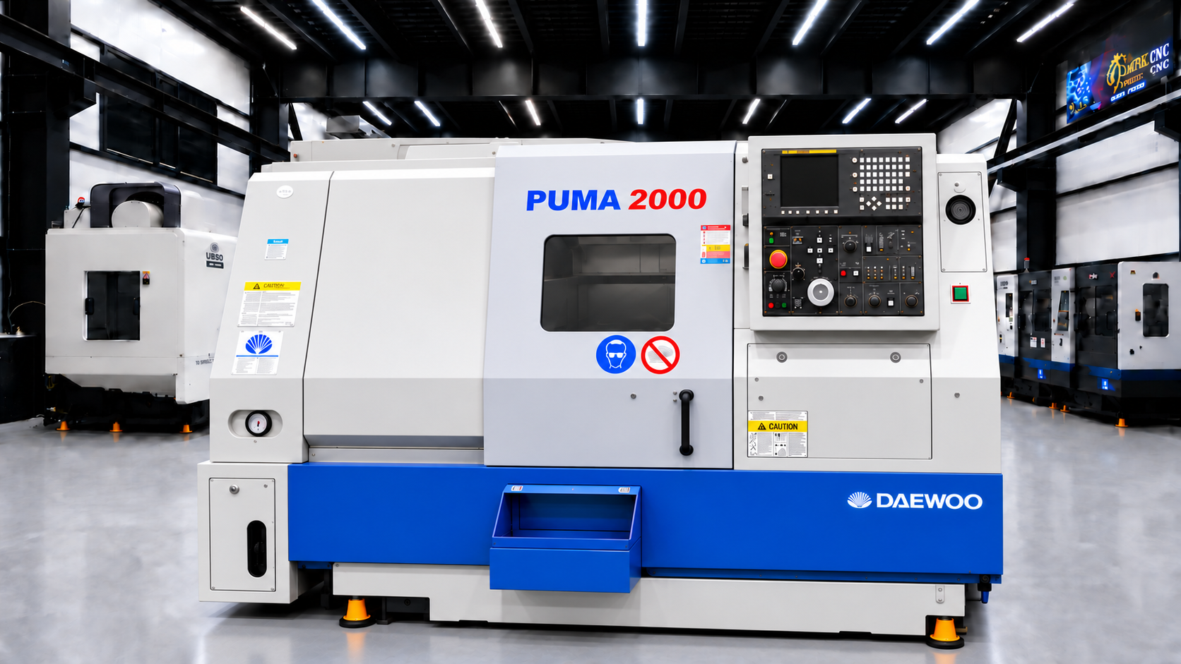 DAEWOO brand cnc lathe model PUMA2000