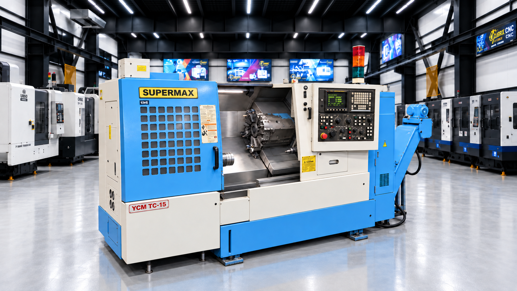 تراش CNC برند YCM SUPERMAX مدل TC-15