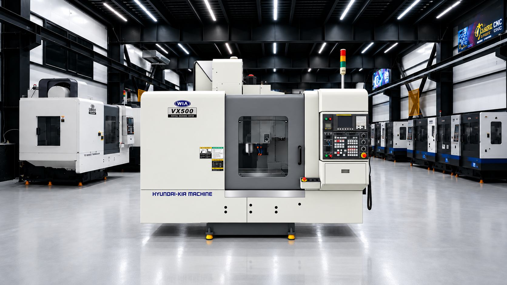 فرز cnc هیوندا کیاماشین کره جنوبی مدل VX500