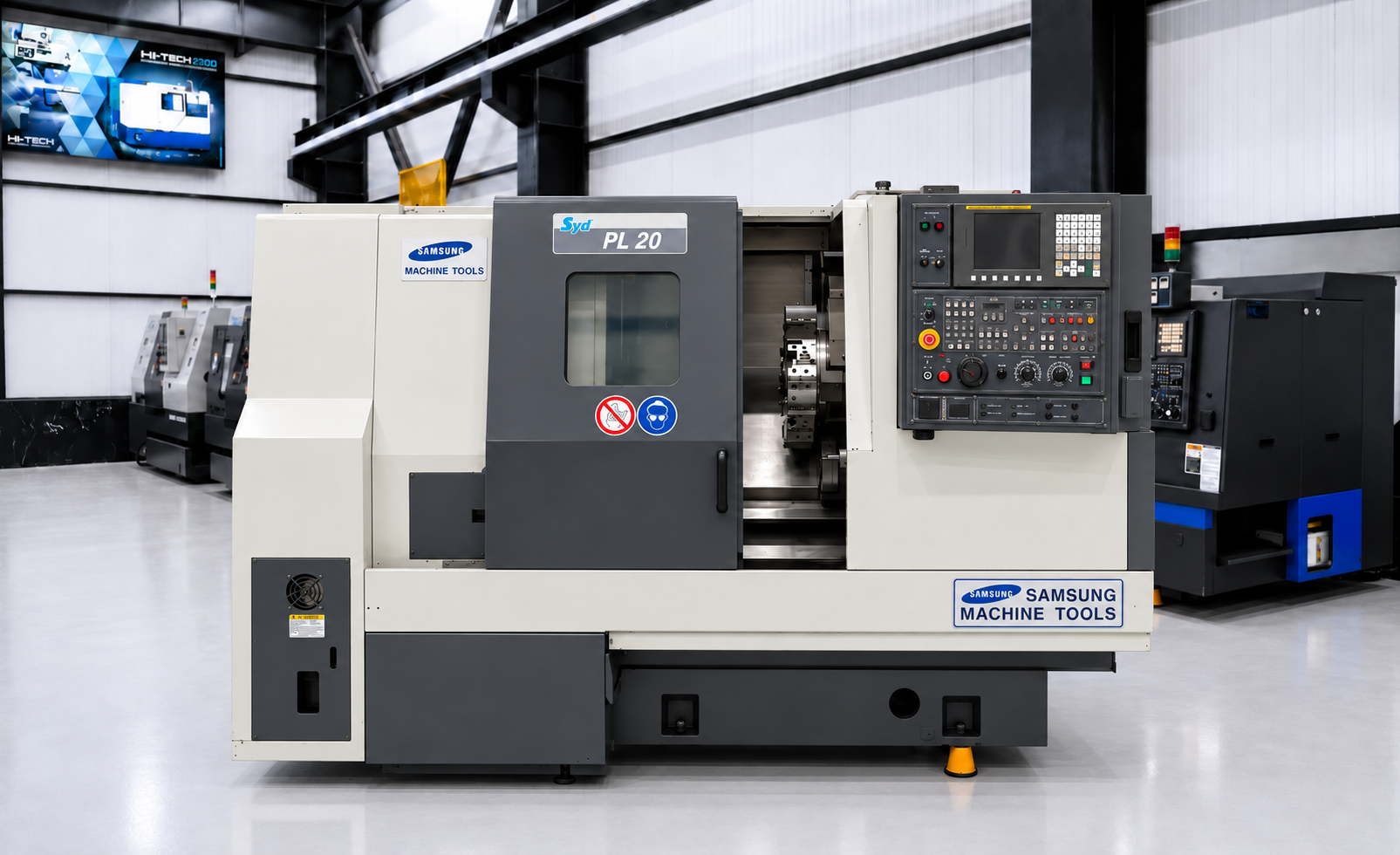 Samsung CNC lathe machine model PL-20